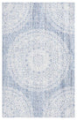 Safavieh Ebony Ebn106M Blue/Ivory Rug - Safavieh - ebn106m - 3