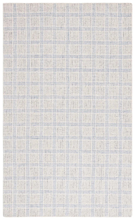 Safavieh Ebony 4'-0" x 6'-0" Rug in Silver / Ivory