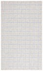 Safavieh Ebony 4'-0" x 6'-0" Rug in Silver / Ivory