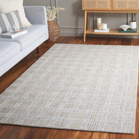 Safavieh Ebony 4'-0" x 6'-0" Rug in Silver / Ivory