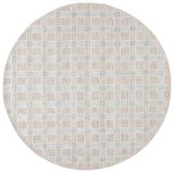 Safavieh Ebony 6'-0" x 6'-0" Rug in Silver / Ivory