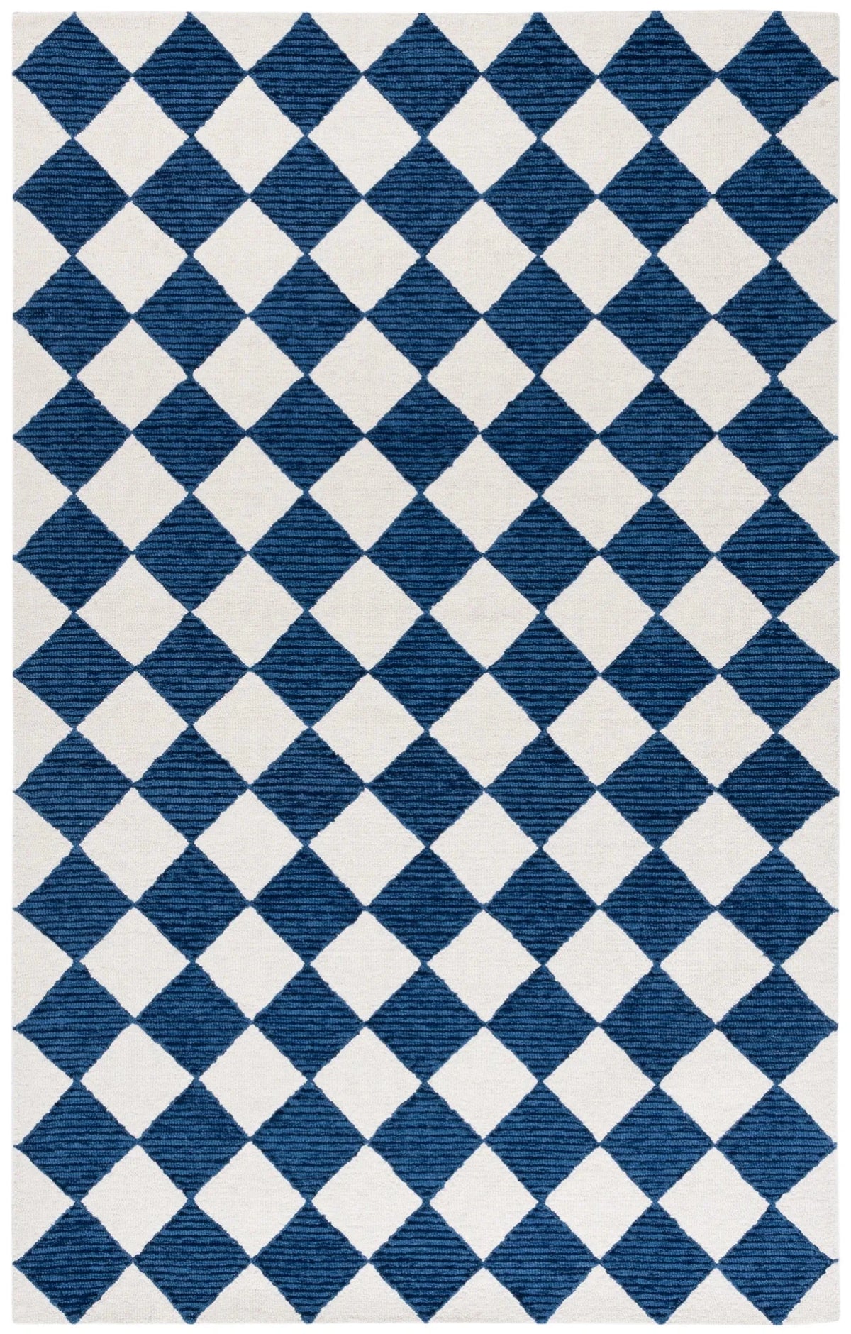 Safavieh Ebony 4'-0" x 6'-0" Rug in Navy / Ivory