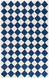Safavieh Ebony 4'-0" x 6'-0" Rug in Navy / Ivory