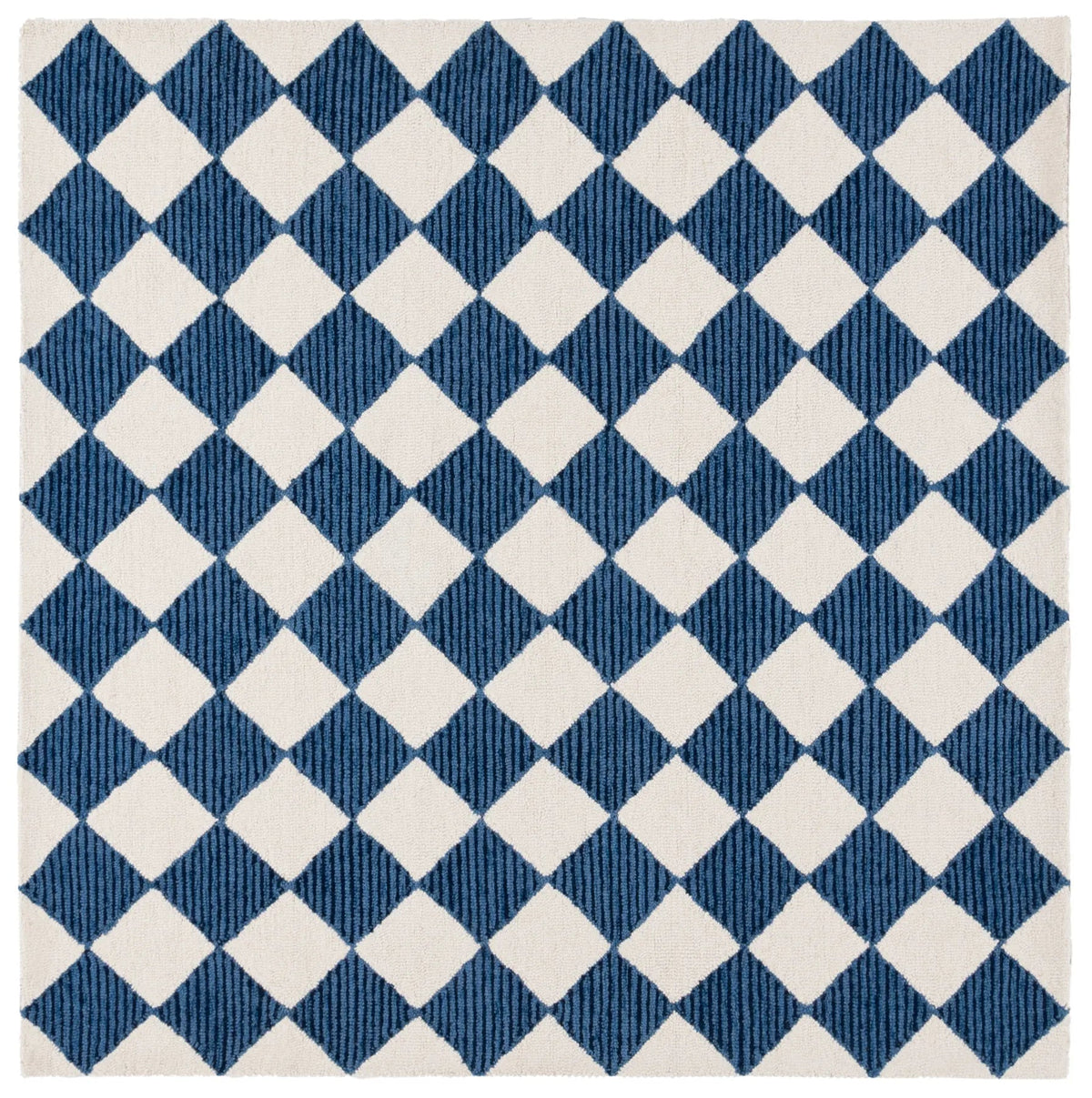 Safavieh Ebony 6'-0" x 6'-0" Rug in Navy / Ivory