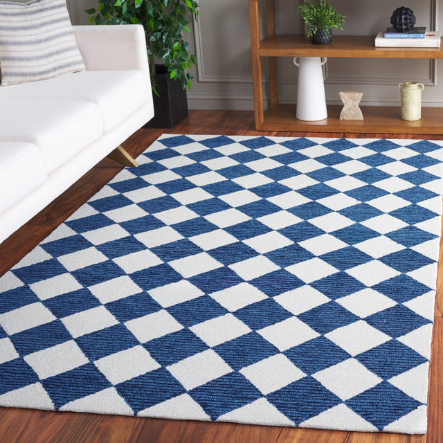 Safavieh Ebony Ebn120N Navy/Ivory Rug - Safavieh - ebn120n - 3