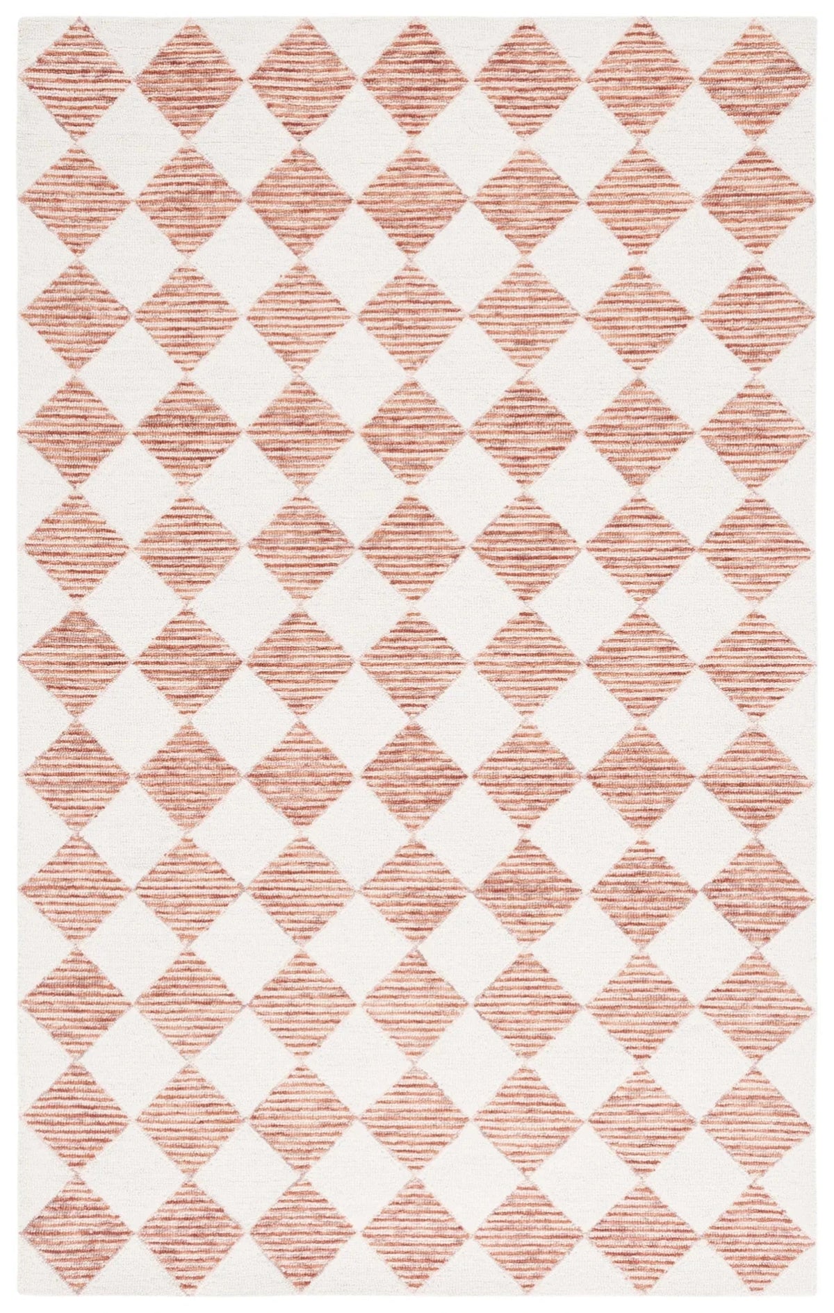 Safavieh Ebony 4'-0" x 6'-0" Rug in Rust / Ivory