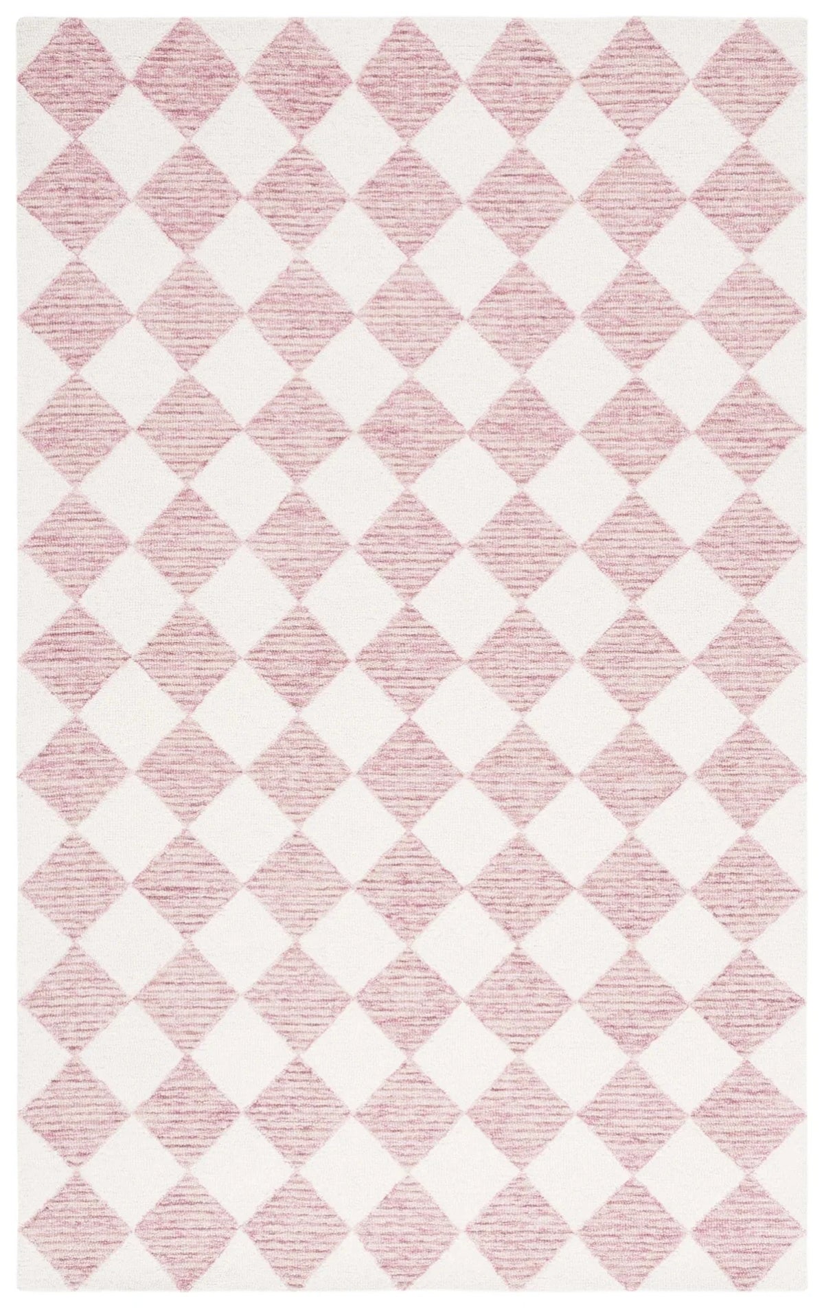 Safavieh Ebony 4'-0" x 6'-0" Rug in Blush Pink / Ivory