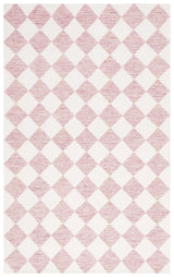 Safavieh Ebony 4'-0" x 6'-0" Rug in Blush Pink / Ivory