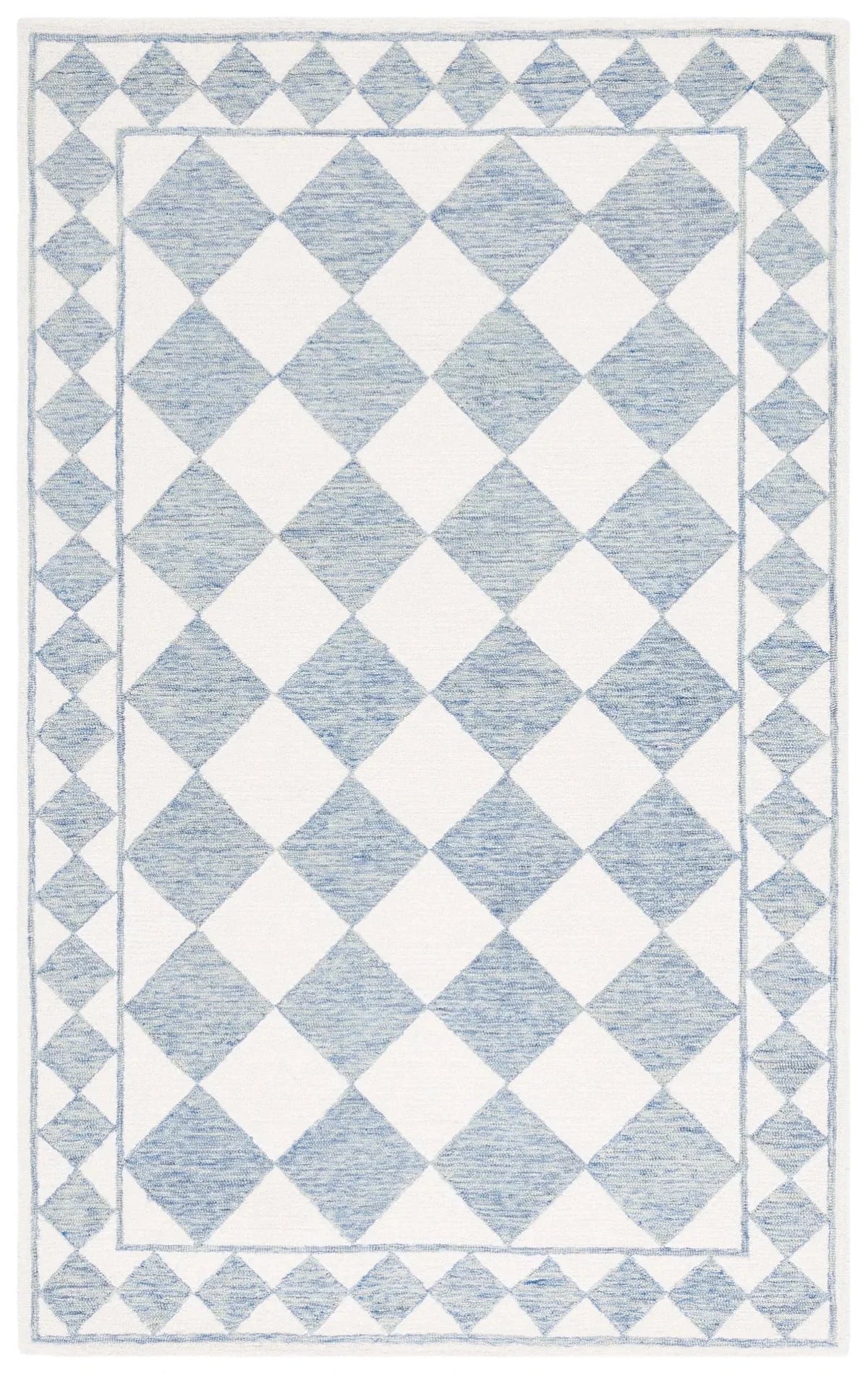 Safavieh Ebony 4'-0" x 6'-0" Rug in Blue / Ivory