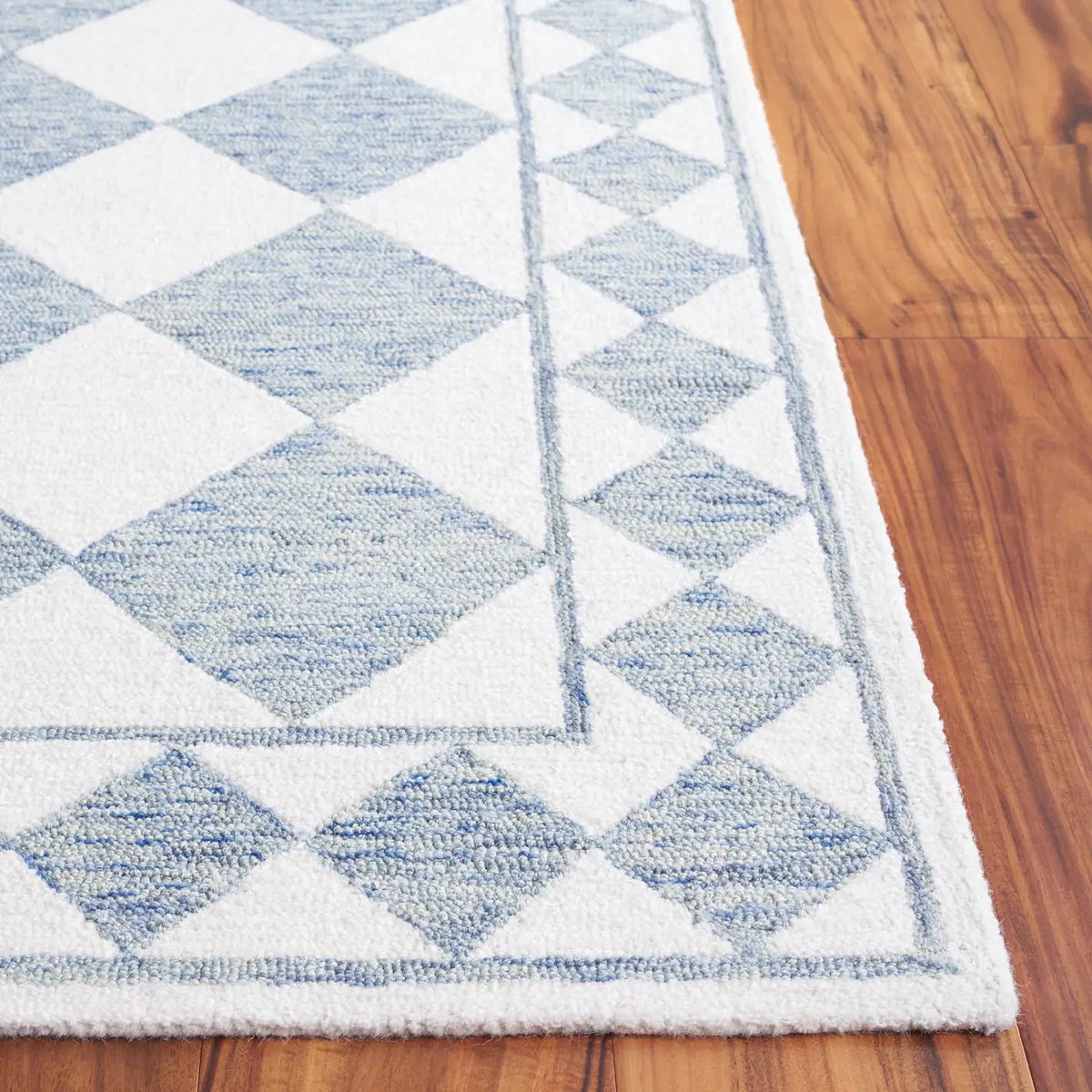 Safavieh Ebony 4'-0" x 6'-0" Rug in Blue / Ivory
