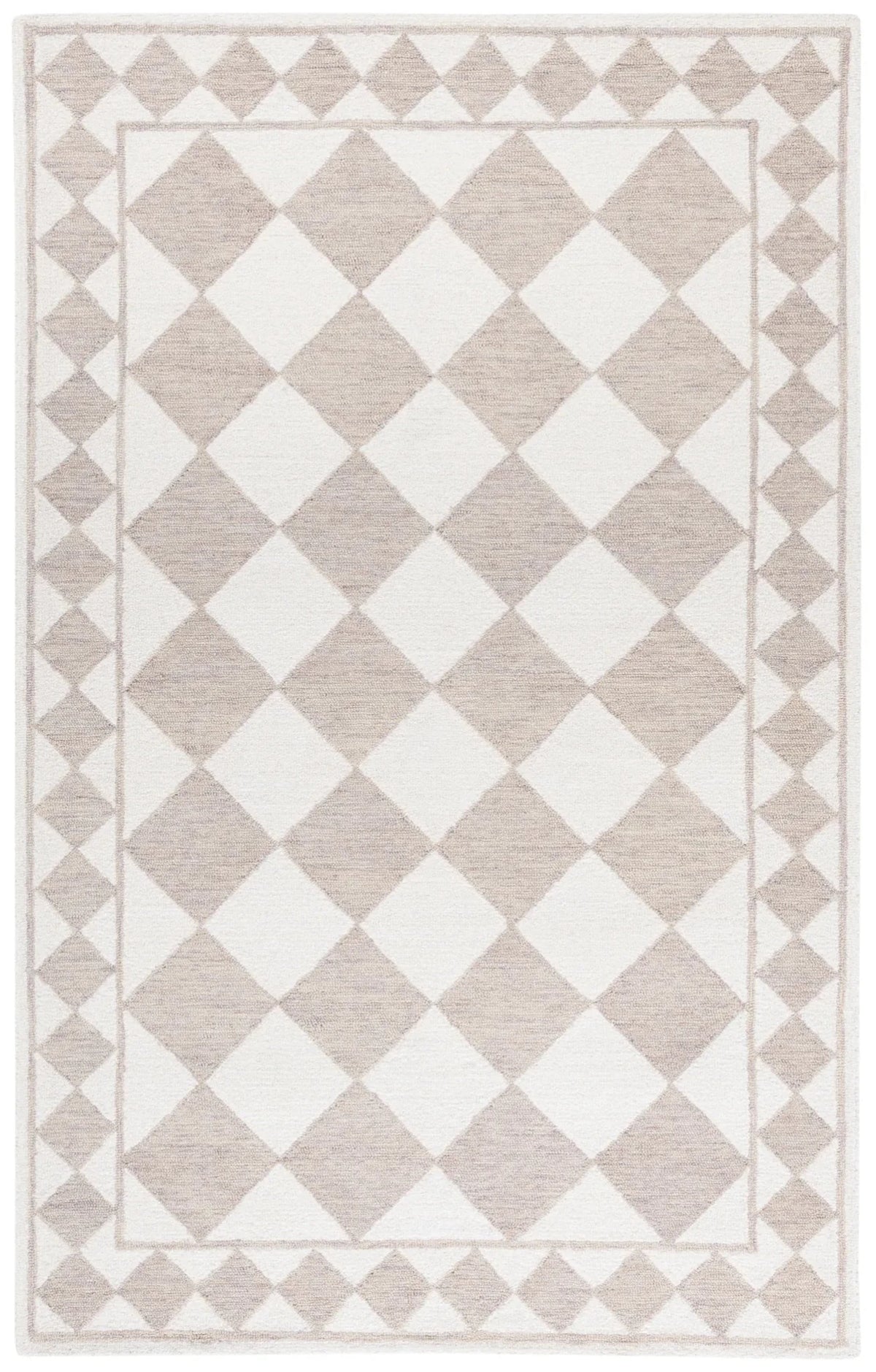 Safavieh Ebony 4'-0" x 6'-0" Rug in Light Brown / Ivory