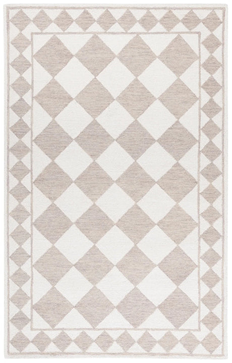 Safavieh Ebony 4'-0" x 6'-0" Rug in Light Brown / Ivory