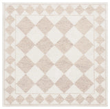 Safavieh Ebony 6'-0" x 6'-0" Rug in Light Brown / Ivory