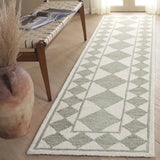 Safavieh Ebony 2'-3" x 9'-0" Rug in Sage / Ivory