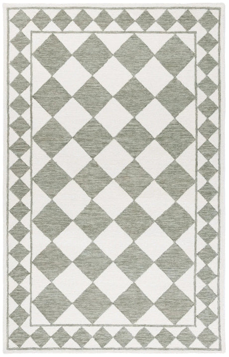 Safavieh Ebony 4'-0" x 6'-0" Rug in Sage / Ivory