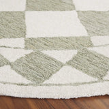 Safavieh Ebony 6'-0" x 6'-0" Rug in Sage / Ivory