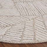 Safavieh Ebony 6'-0" x 6'-0" Rug in Beige / Ivory