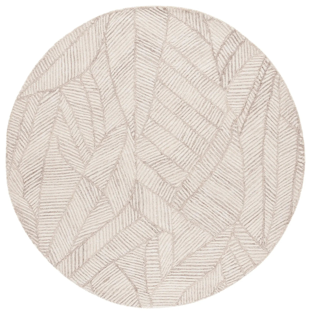 Safavieh Ebony 6'-0" x 6'-0" Rug in Beige / Ivory