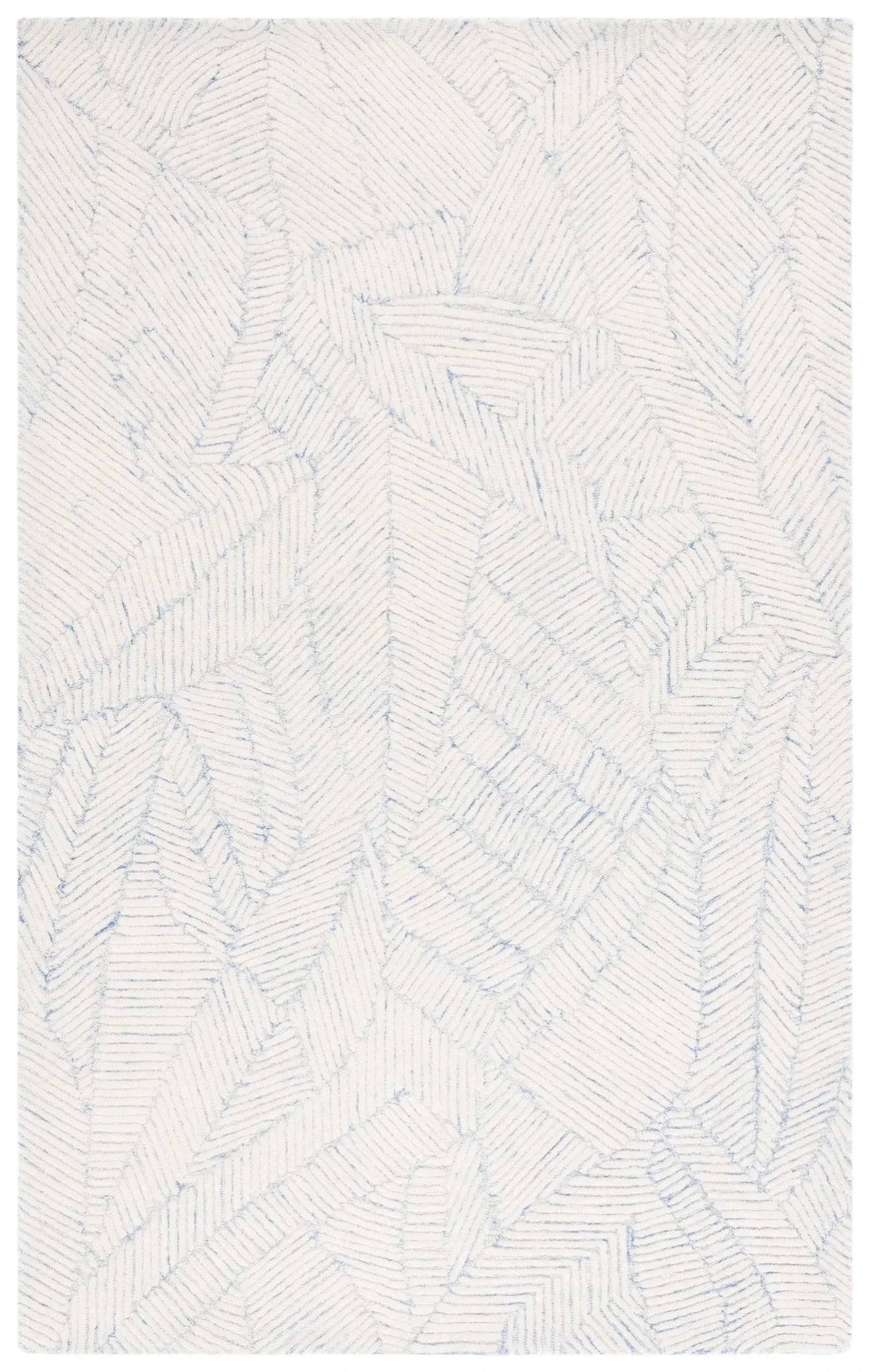Safavieh Ebony 4'-0" x 6'-0" Rug in Blue / Ivory