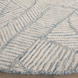 Safavieh Ebony 6'-0" x 6'-0" Rug in Blue / Ivory