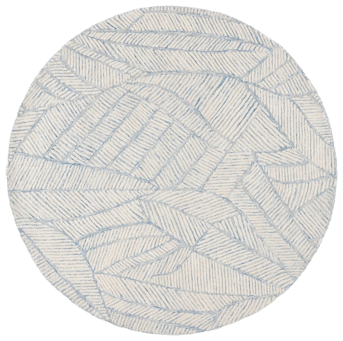 Safavieh Ebony 6'-0" x 6'-0" Rug in Blue / Ivory