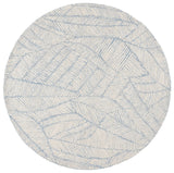 Safavieh Ebony 6'-0" x 6'-0" Rug in Blue / Ivory
