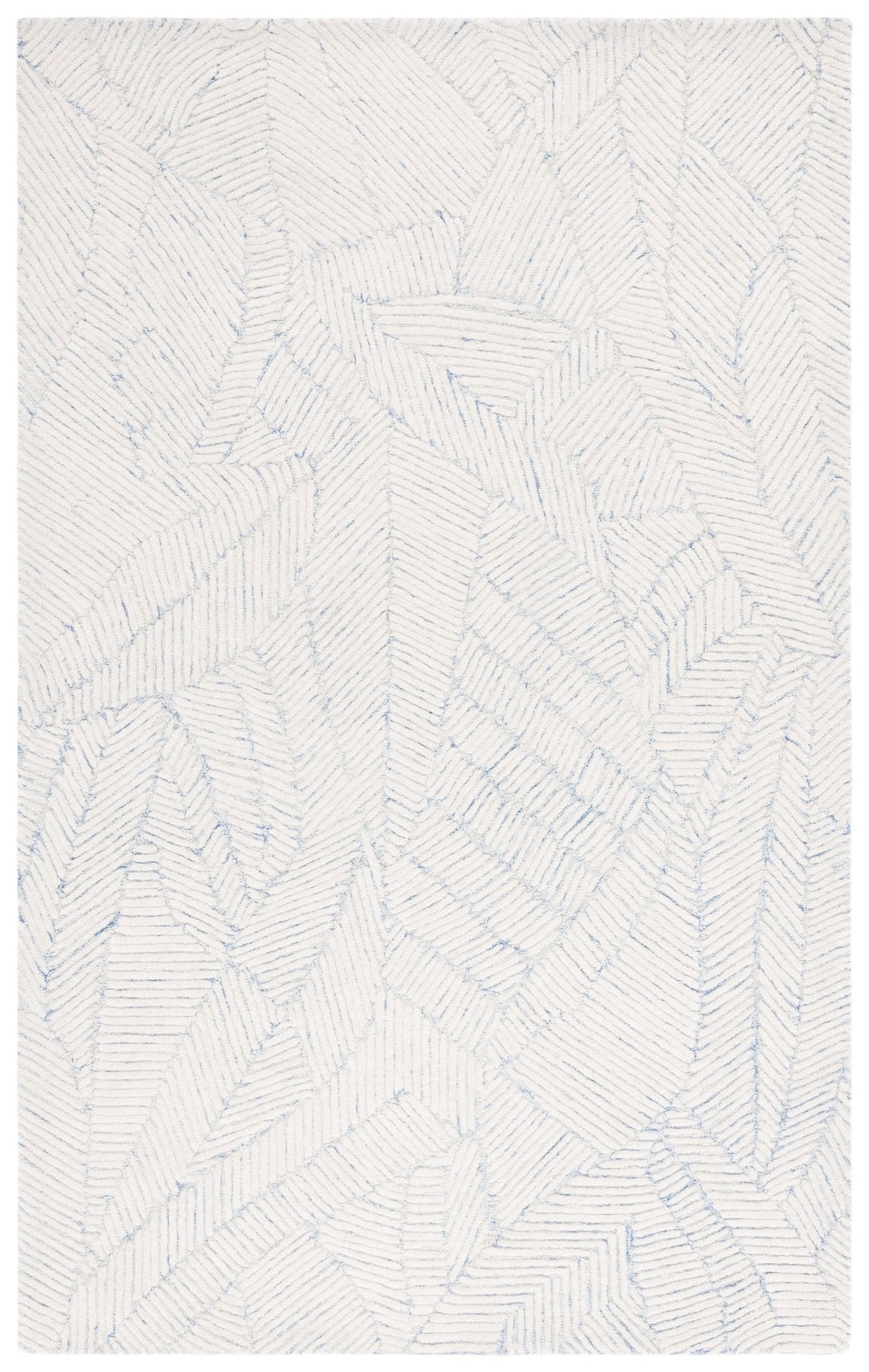 Safavieh Ebony Ebn123M Blue/Ivory Rug - Safavieh - ebn123m - 3