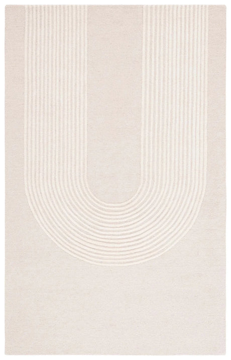 Safavieh Ebony 4'-0" x 6'-0" Rug in Beige / Ivory