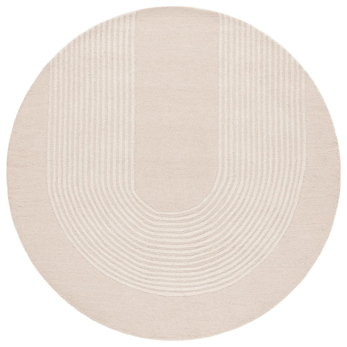 Safavieh Ebony 6'-0" x 6'-0" Rug in Beige / Ivory