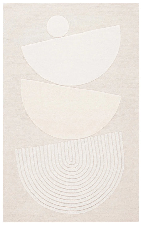 Safavieh Ebony 4'-0" x 6'-0" Rug in Beige / Ivory