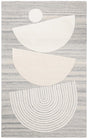 Safavieh Ebony 4'-0" x 6'-0" Rug in Grey / Ivory