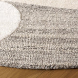 Safavieh Ebony 6'-0" x 6'-0" Rug in Grey / Ivory
