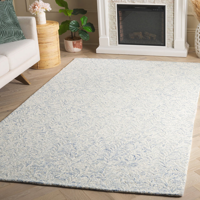 Safavieh Ebony Ebn127M Blue/Ivory Rug - Safavieh - ebn127m - 3