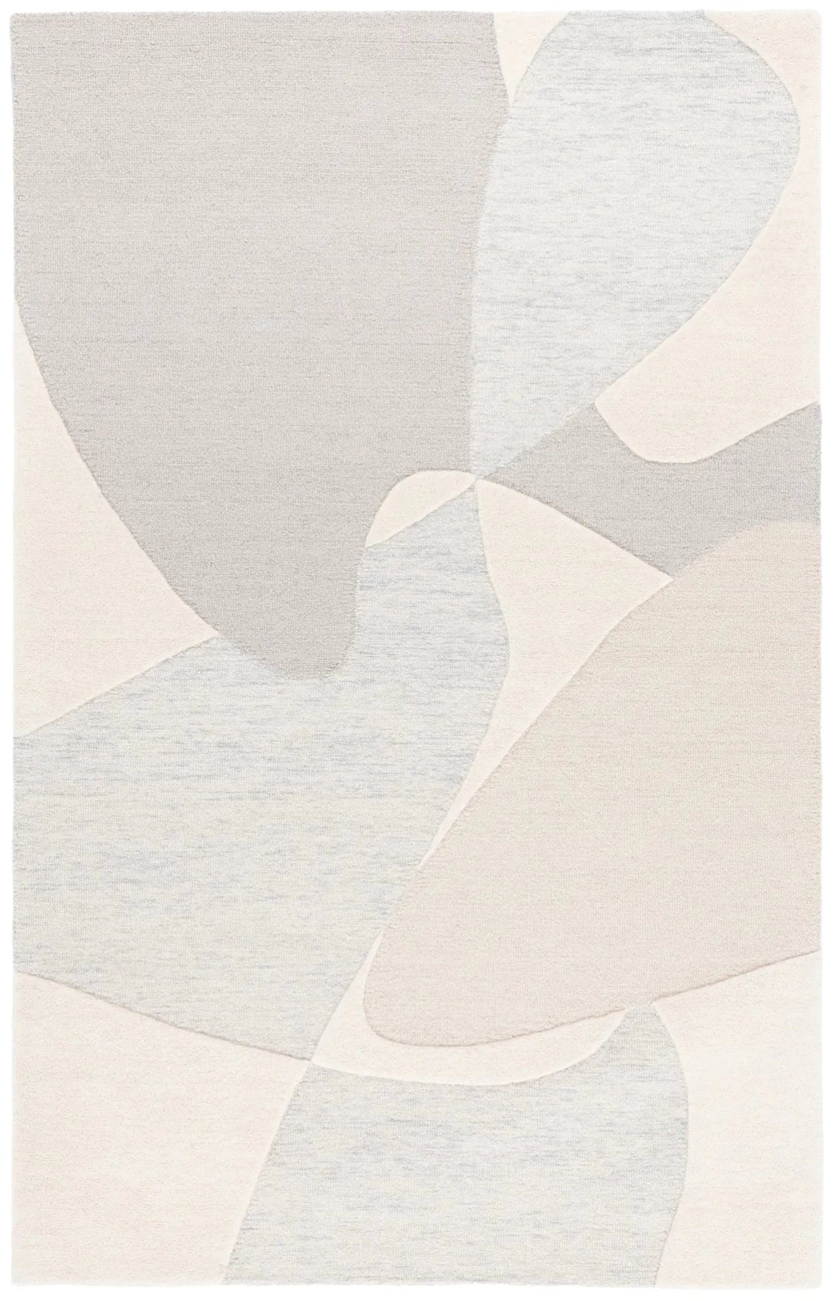 Safavieh Ebony 4'-0" x 6'-0" Rug in Light Grey / Ivory