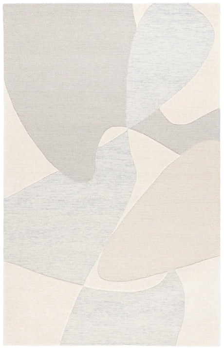 Safavieh Ebony 4'-0" x 6'-0" Rug in Light Grey / Ivory