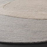Safavieh Ebony 6'-0" x 6'-0" Rug in Light Grey / Ivory