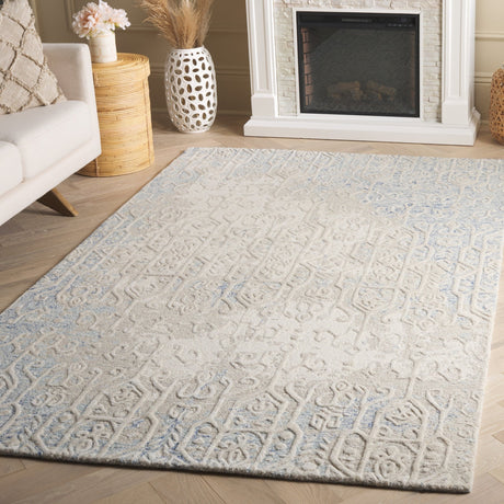 Safavieh Ebony Ebn130M Blue/Ivory Rug - Safavieh - ebn130m - 3