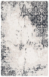 Safavieh Ebony 4'-0" x 6'-0" Rug in Black / Ivory