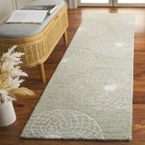 Safavieh Ebony 2'-3" x 9'-0" Rug in Sage / Ivory