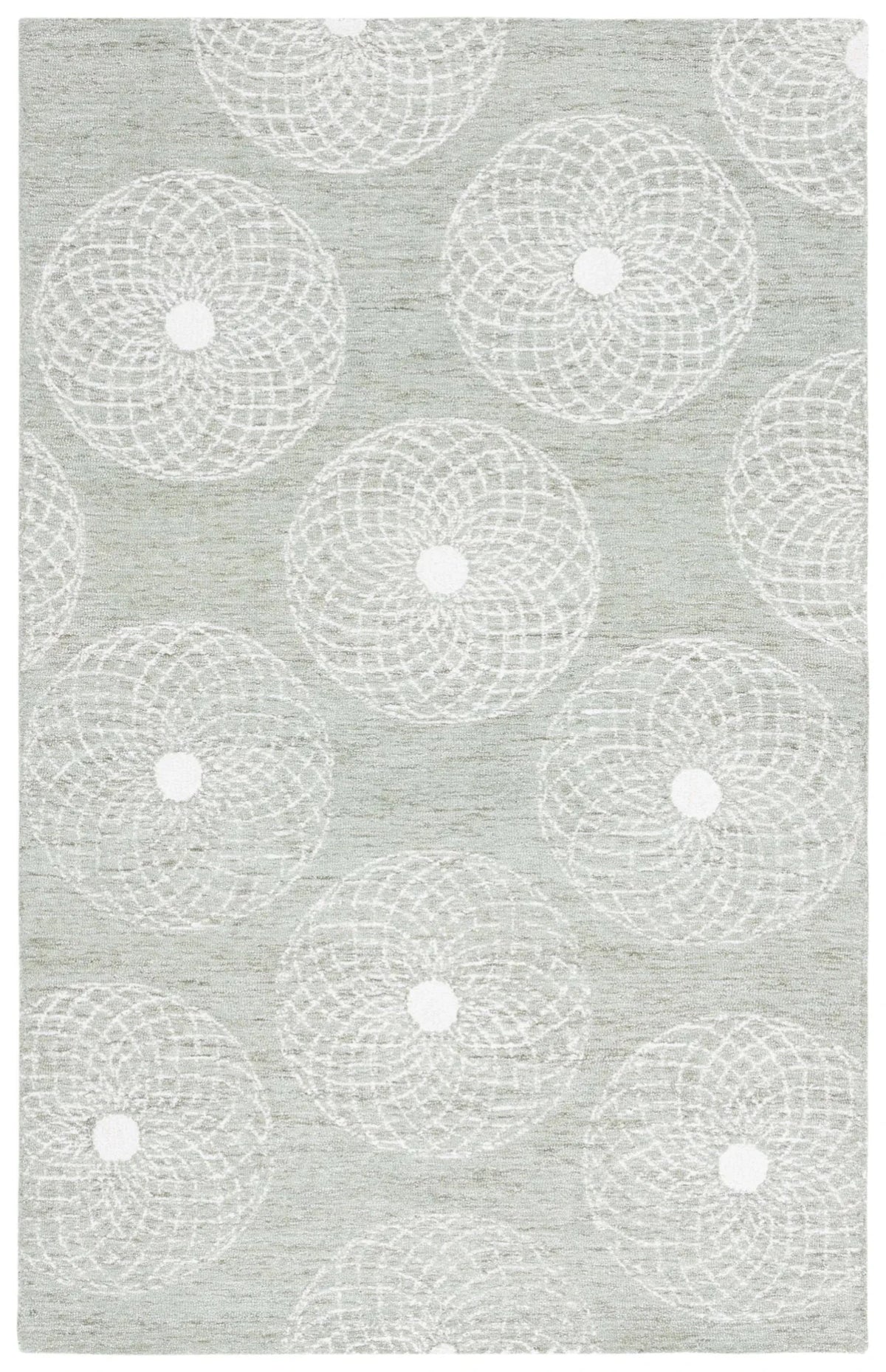 Safavieh Ebony 4'-0" x 6'-0" Rug in Sage / Ivory