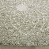 Safavieh Ebony 6'-0" x 6'-0" Rug in Sage / Ivory