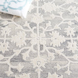 Safavieh Ebony Ebn134G Silver/Ivory Rug - Safavieh - ebn134g - 3