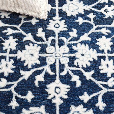 Safavieh Ebony Ebn134N Navy/Ivory Rug - Safavieh - ebn134n - 3