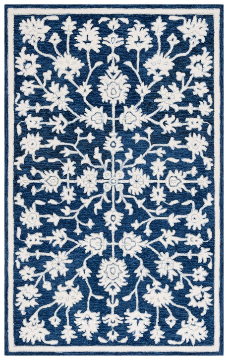 Safavieh Ebony Ebn134N Navy/Ivory Rug - Safavieh - ebn134n - 3