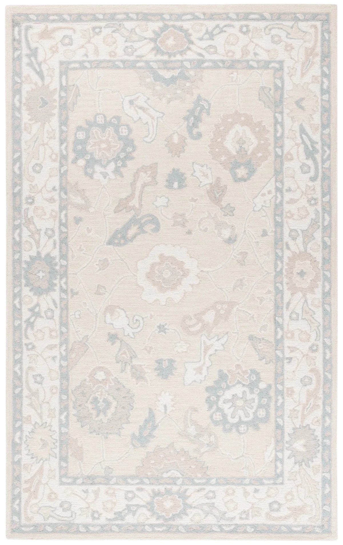 Safavieh Ebony 4'-0" x 6'-0" Rug in Beige / Ivory