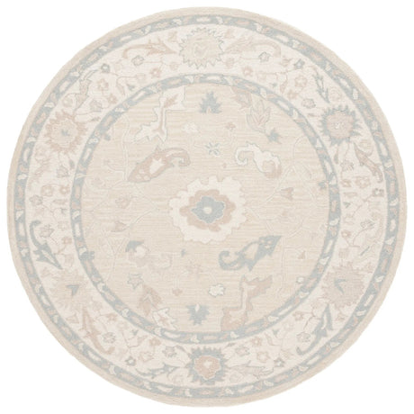 Safavieh Ebony 6'-0" x 6'-0" Rug in Beige / Ivory