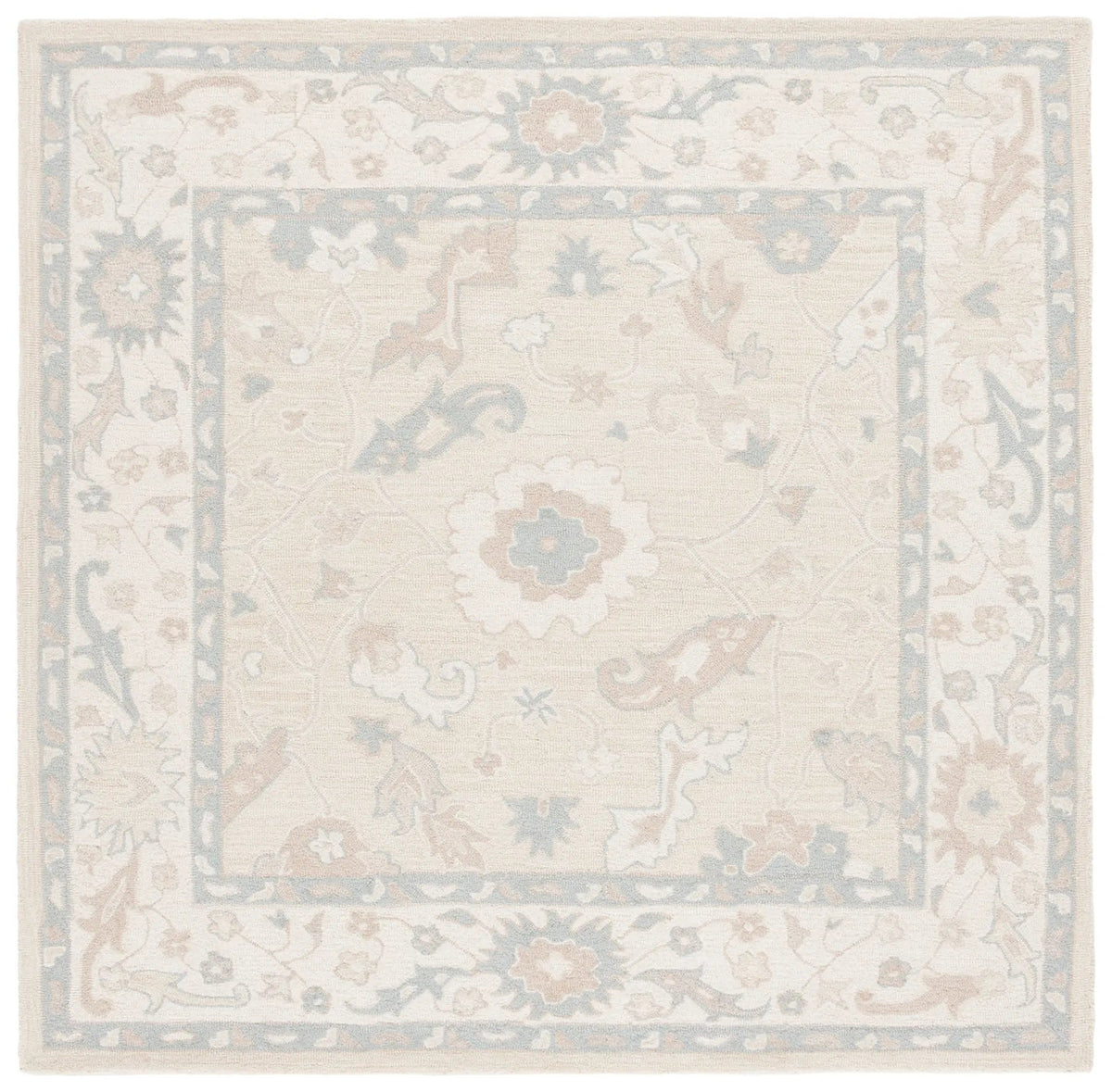 Safavieh Ebony 6'-0" x 6'-0" Rug in Beige / Ivory