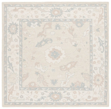 Safavieh Ebony 6'-0" x 6'-0" Rug in Beige / Ivory