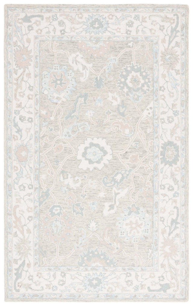 Safavieh Ebony Ebn136G Light Grey/Ivory Rug - Safavieh - ebn136g - 3