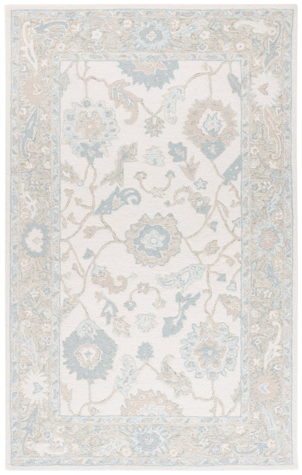 Safavieh Ebony Ebn136M Ivory/Blue Rug - Safavieh - ebn136m - 3